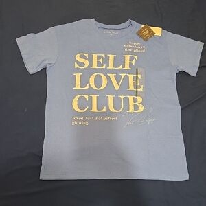 Grayson Threads Self Love Club Kids T-Shirt - Blue and Gold